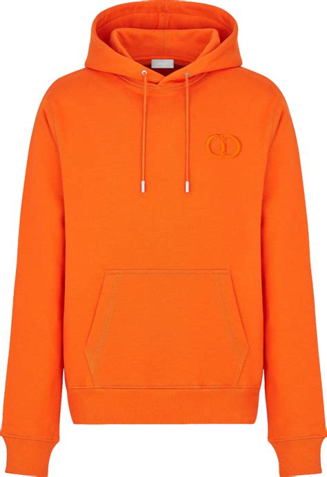 dior hoodie orange|dior hoodie price.